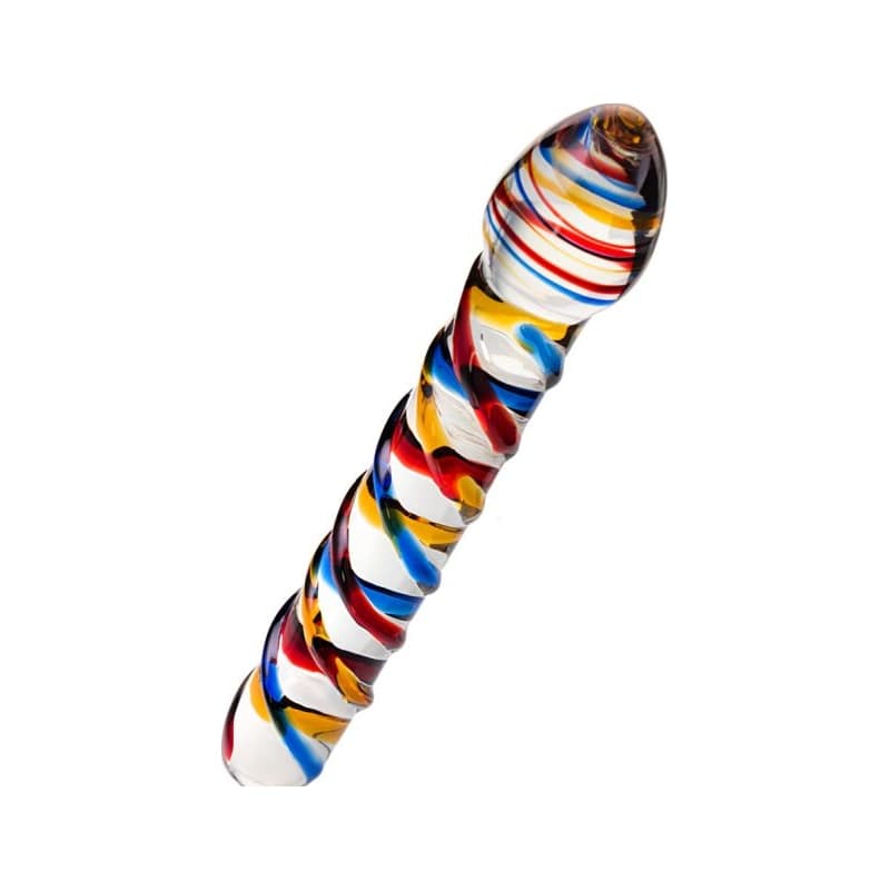 Sexus Glass Dildo Tropicana 19.5 Centimeters DONGS Glass