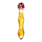 Sexus Glass Dildo Yellow and Red 20.5 Centimeters Artistic Design > Glass > Dildos