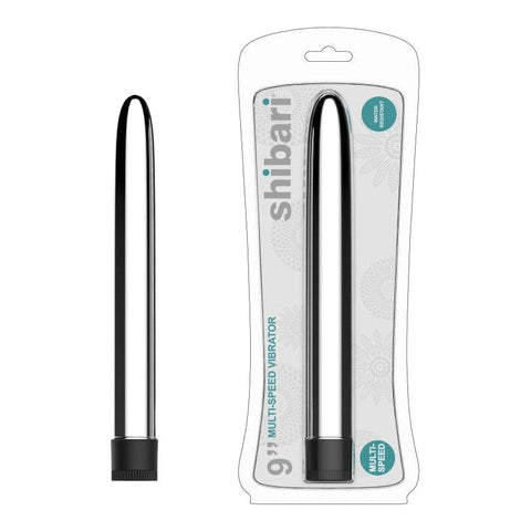 Shibari Multi Speed Vibrator 9 Inch Silver