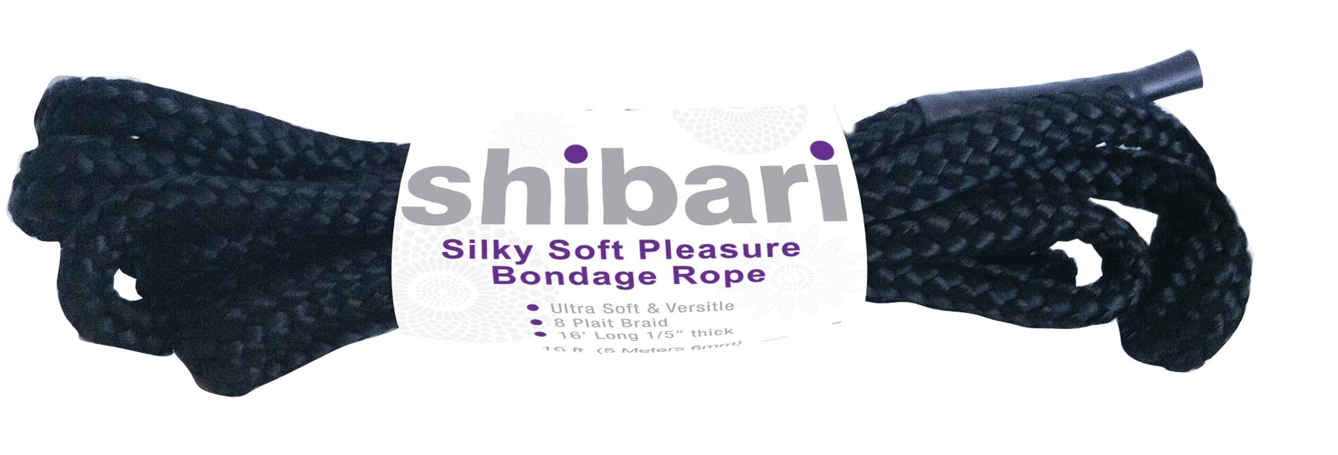 Shibari Rope Silky Soft Bondage 5 Meter Black > Bondage Gear > Rope Main image