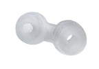 SilaSkin Clear Cock Ring and Ball Stretcher > Cock Ring > Single