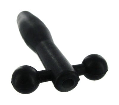 Silicone Cum Thru Barbell Penis Plug for Urethral Play Sounding Rods