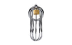 Silver Metal Birdcage Cock Cage Chastity Device > Bondage Gear > Male Chastity