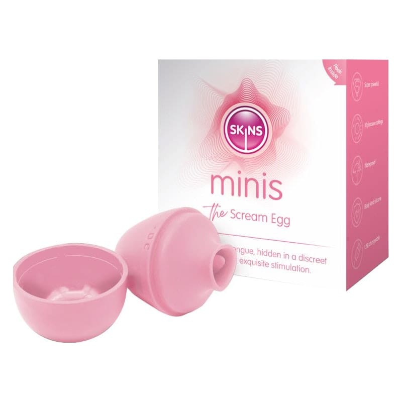 Skins Minis - The Scream Egg Compact Vibrating Toy EGGS