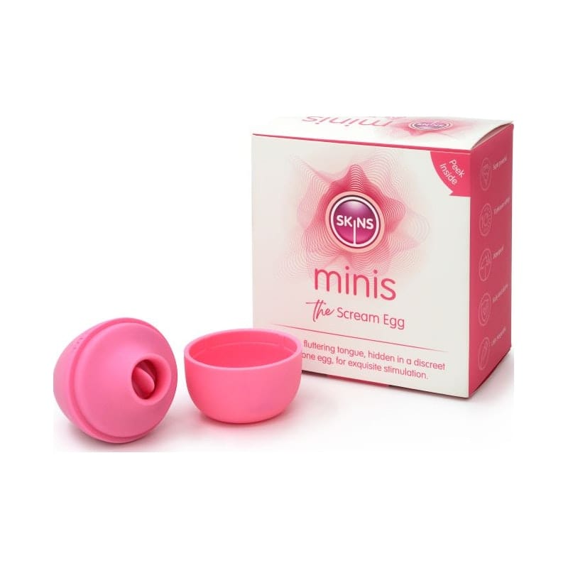 Skins Minis - The Scream Egg Compact Vibrating Toy EGGS