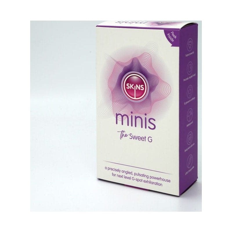 Skins Minis The Sweet G Compact Rechargeable Curved G-Spot Vibrator Travel Size > Sex Toys For Ladies > G-Spot Vibrators