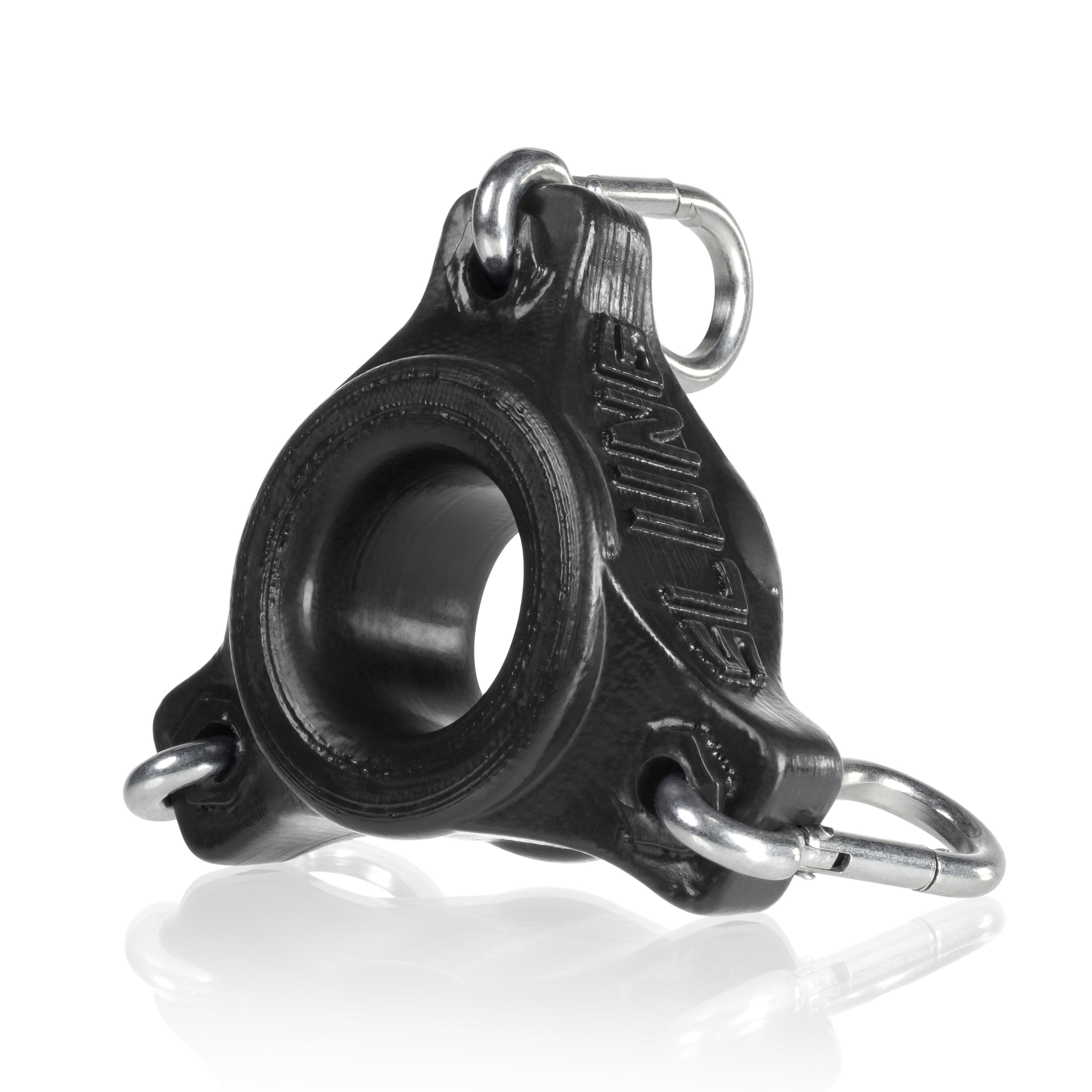 Slung Ballstretcher With 3 Carabiners In Black Ball Stretcher