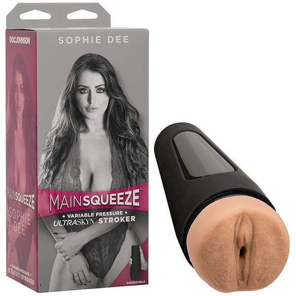 Doc Johnson Sophie Dee Main Squeeze – Realistic Masturbator with Adjustable Suction Grip > Sex Toys For Men > Masturbators > Pornstar
