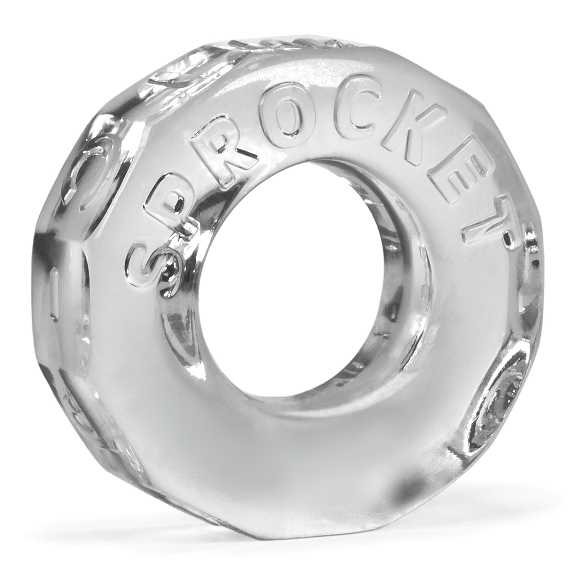 Sprocket Cockring Clear Super Stretch Fit 2.75 Inch Inner Circumference COCK RINGS