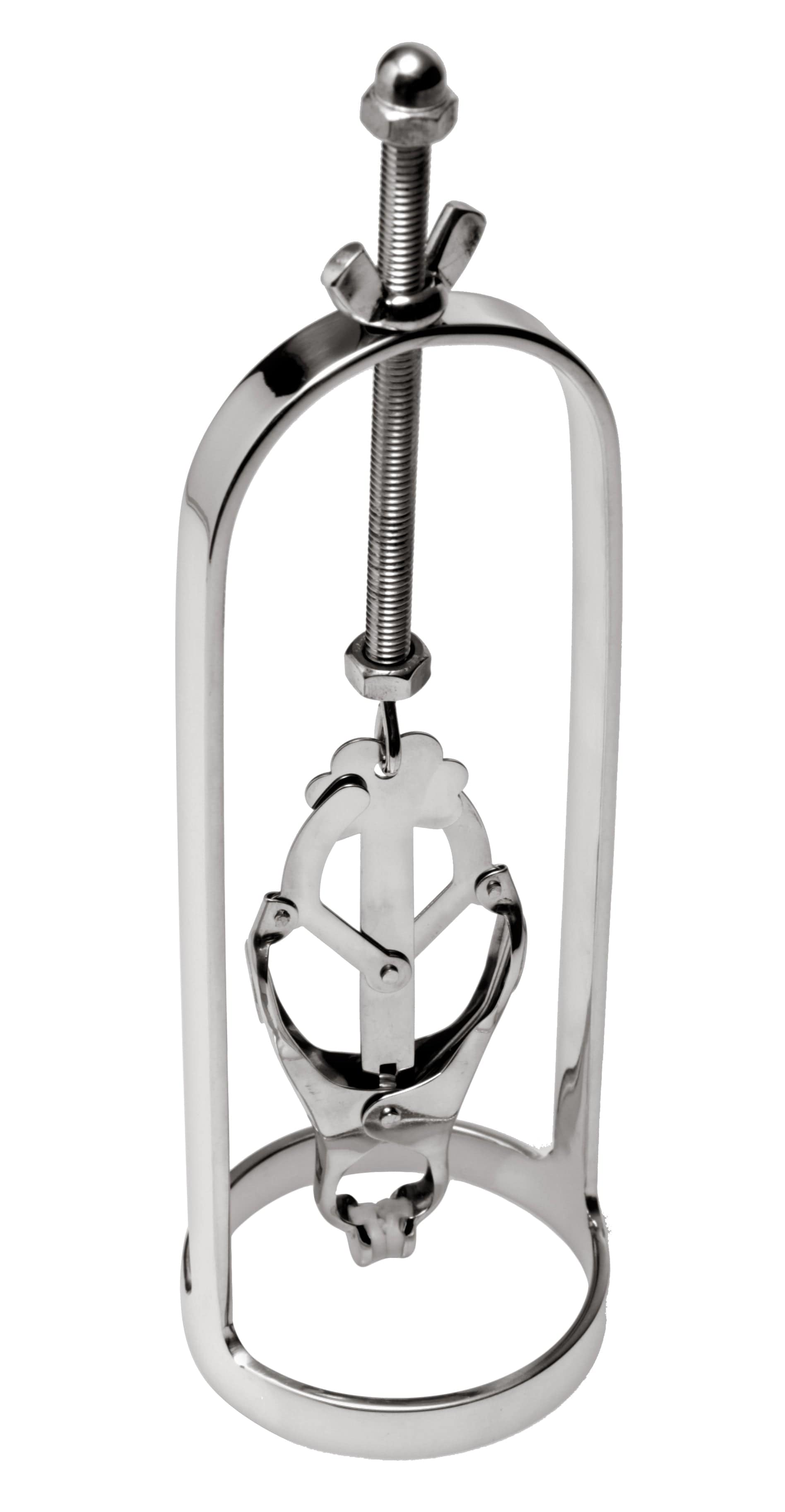 Stainless Steel Clover Clamp Nipple Stretcher for Intense Sensation and Gradual Stretching Nipple Clamps