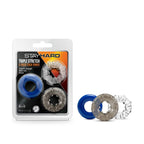Stay Hard Triple Stretch Set of 3 – Comfortable Cock Rings > Cock Ring > Sets