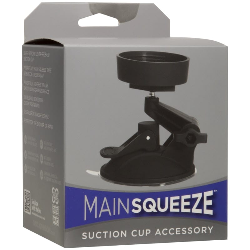 Suction Cup Accessory Black - For Main Squeeze Strokers Strokers - Manual