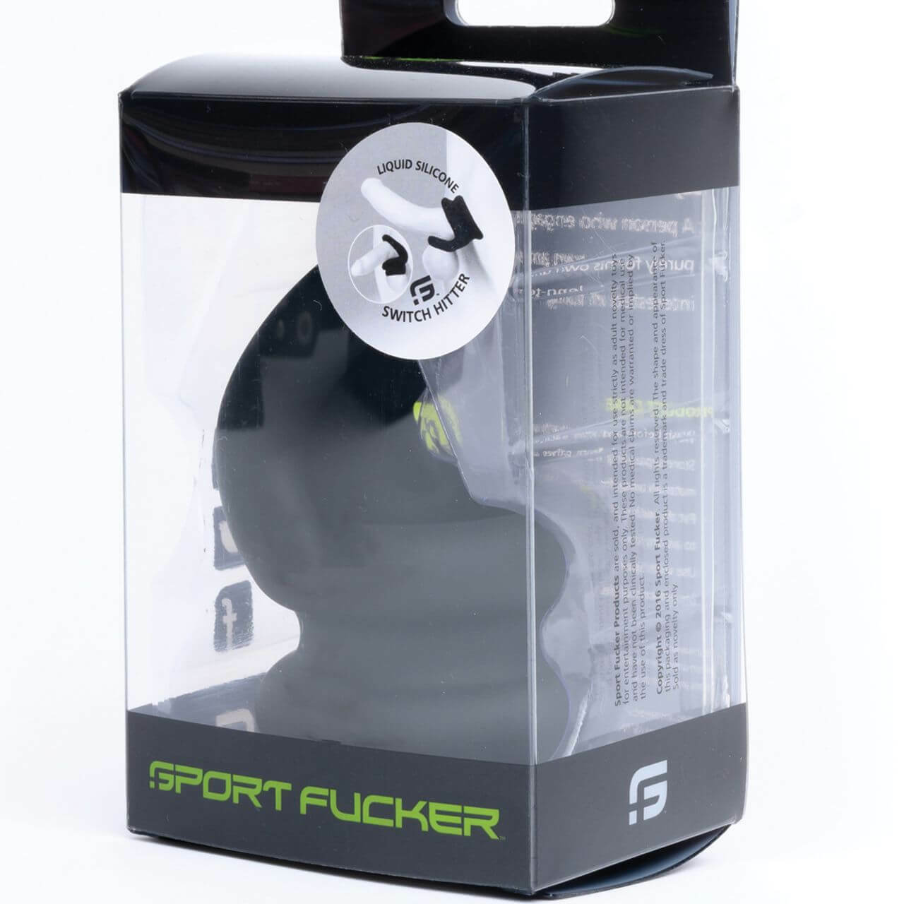 Switch Hitter By Sport Fucker Black Silicone Cock Ring 36mm COCK RINGS Sling