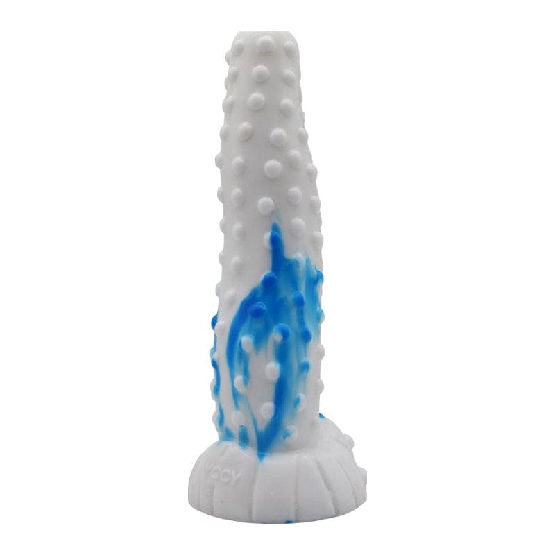 Tiger Dildo Blue and White Premium Silicone Adult Toy Fantasy Dongs