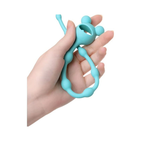 Todo Froggy Anal Chain in Teal for Beginners > Anal Range > Anal Beads