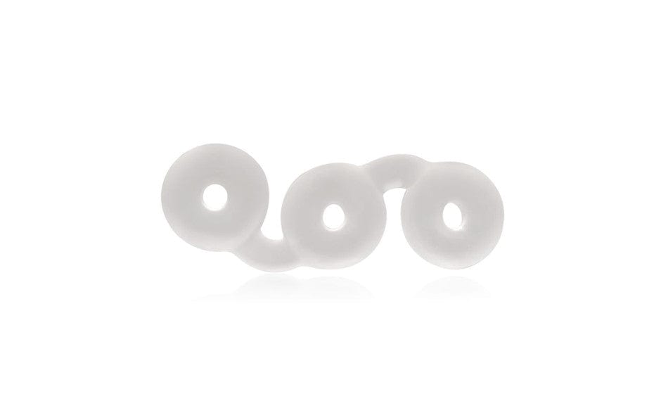 Triple Donut Ring - Clear > Cock Ring > Single Main image