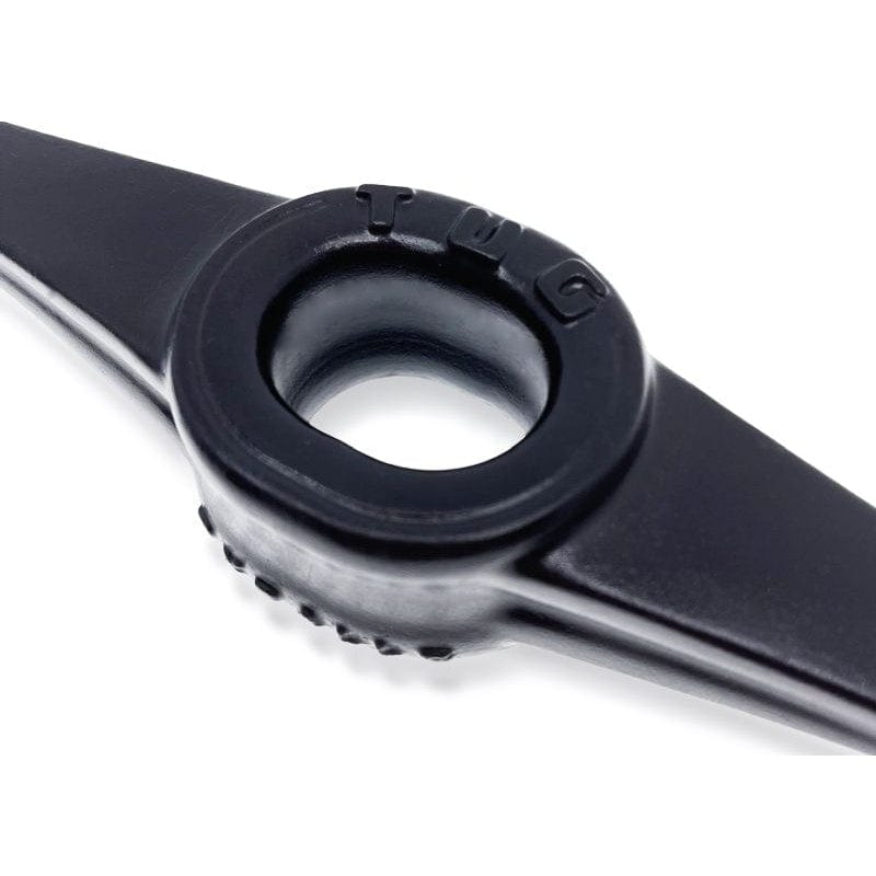 Tug Pull Down Ballstretcher Black Silicone > Sex Toys For Men > Ball Stretchers