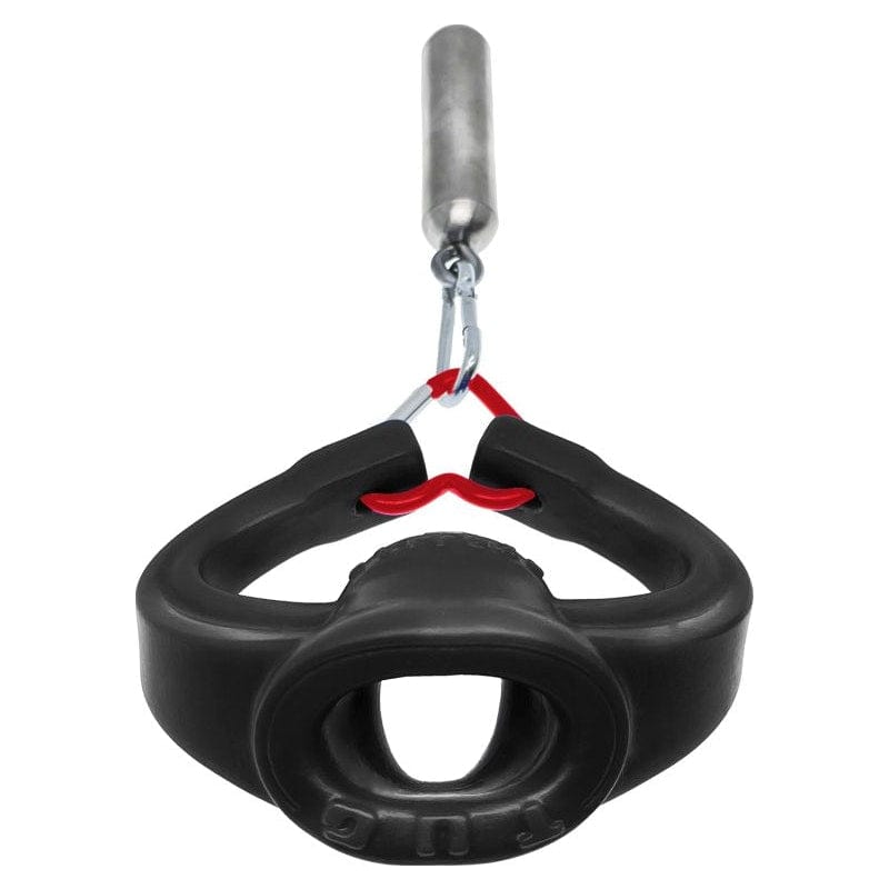 Tug Pull Down Ballstretcher Black Silicone > Sex Toys For Men > Ball Stretchers