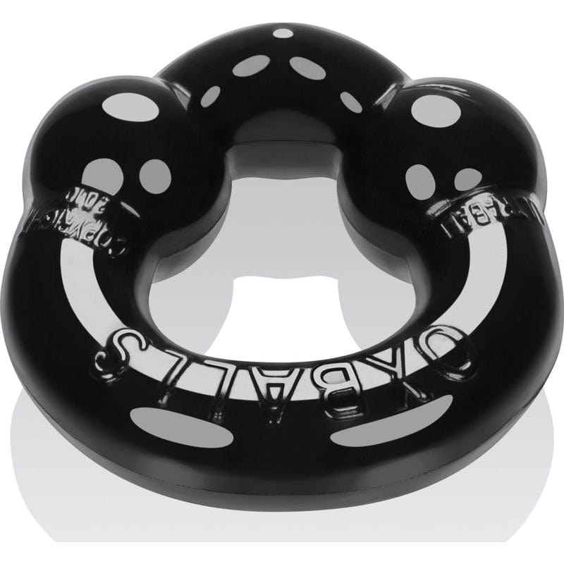 Ultraballs 2 Pack Cockring Black and Clear > Cock Ring > Sets
