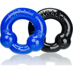 Ultraballs 2 Pack Cockring Black and Police Blue > Cock Ring > Sets