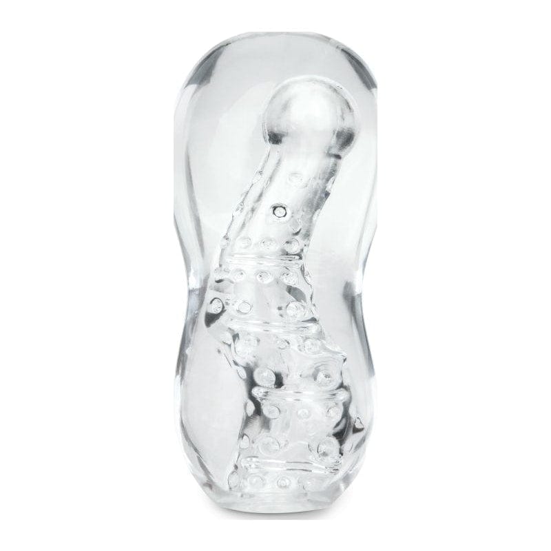 Zolo Gripz Wavy Clear – Squeezable Stroker Secondary image