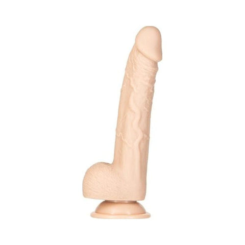 Tristan 9 Inch Realistic Dong Beige Premium Silicone Adult Sex Toy Dongs Realistic