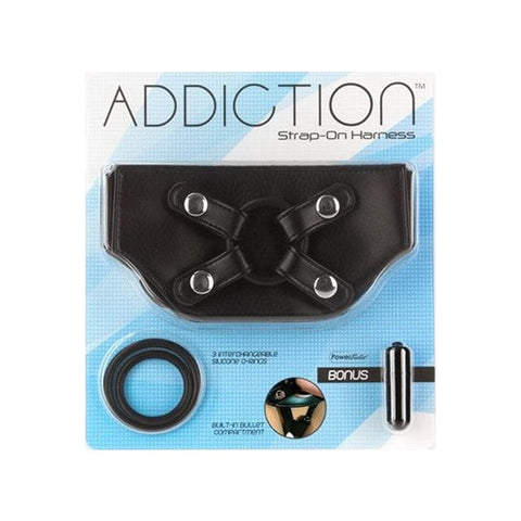 Strap On Harness Black for Addiction Dildos STRAP-ONS