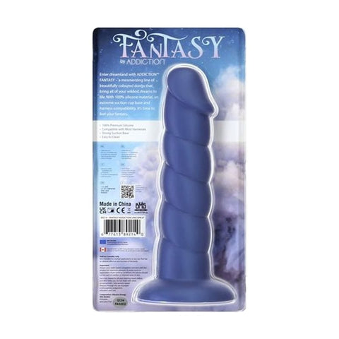 Unicorn Dildo 8 Inch Blue Fantasy Adult Toy Fantasy Dongs