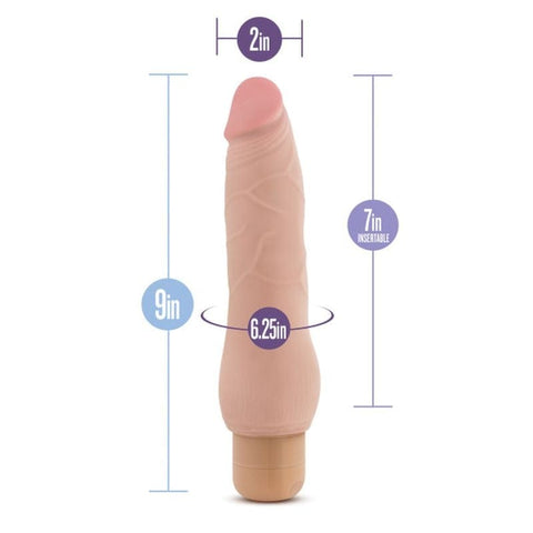 Au Naturel Fabien Realistic Vibrating Dildo 9 Inch DONGS Vibrating