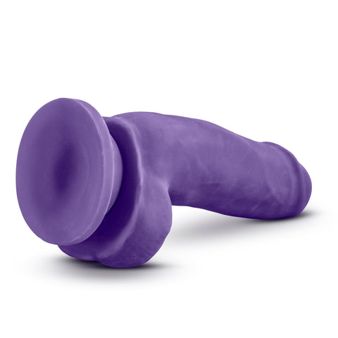Au Naturel Bold Beefy 7in Dildo Purple DONGS