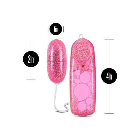 B Yours Glitter Power Bullet Pink - Compact Multi-Speed Vibrator BULLETS