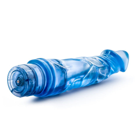 B Yours Vibe 6 Blue Realistic Waterproof Vibrator 9 Inch Vibrators