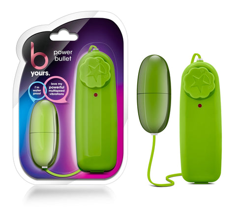 B Yours Power Bullet Lime - Powerful Waterproof Vibrator Green BULLETS