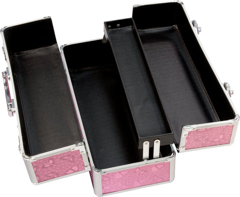 Lockable Large Vibrator Case in Pink for Secure Storage and Travel Adult Toy Storage