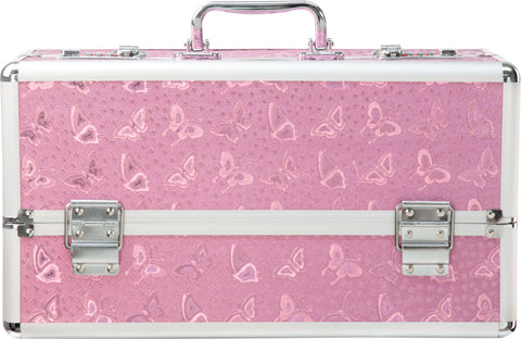 Lockable Large Vibrator Case in Pink for Secure Storage and Travel Adult Toy Storage