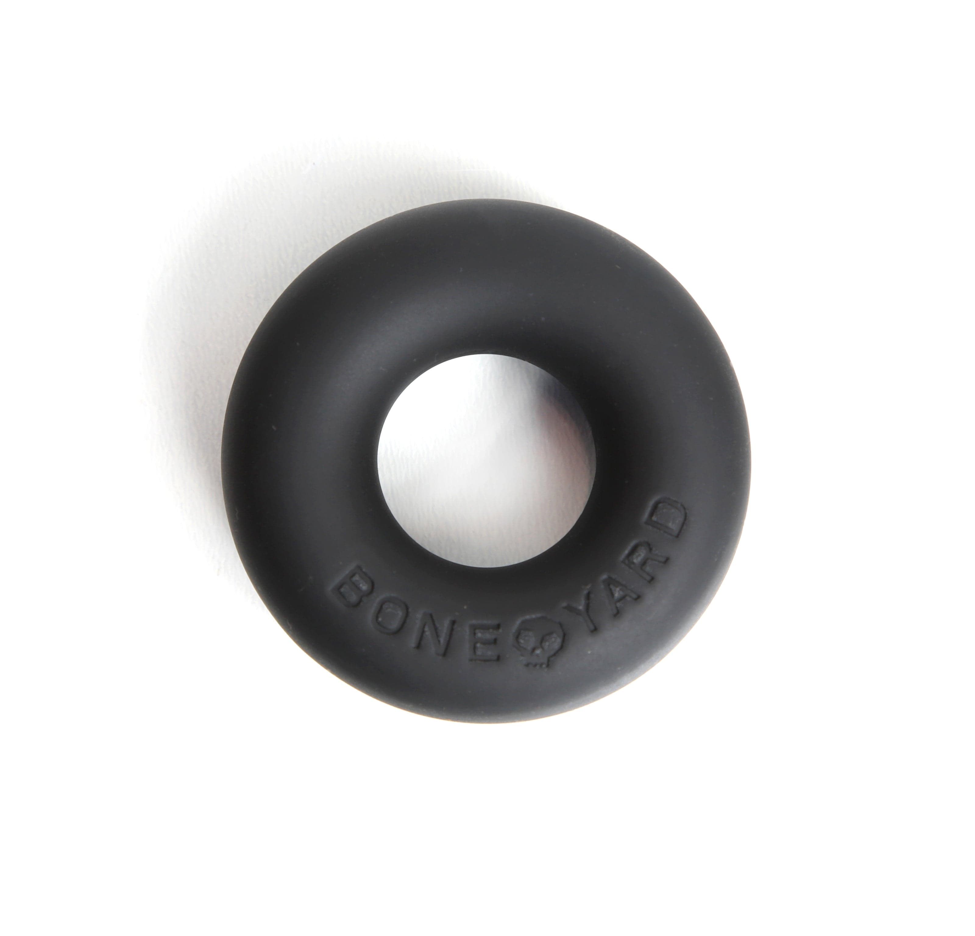 Boneyard Ultimate Silicone Cock Ring Black 20mm Internal Diameter > Cock Ring > Single