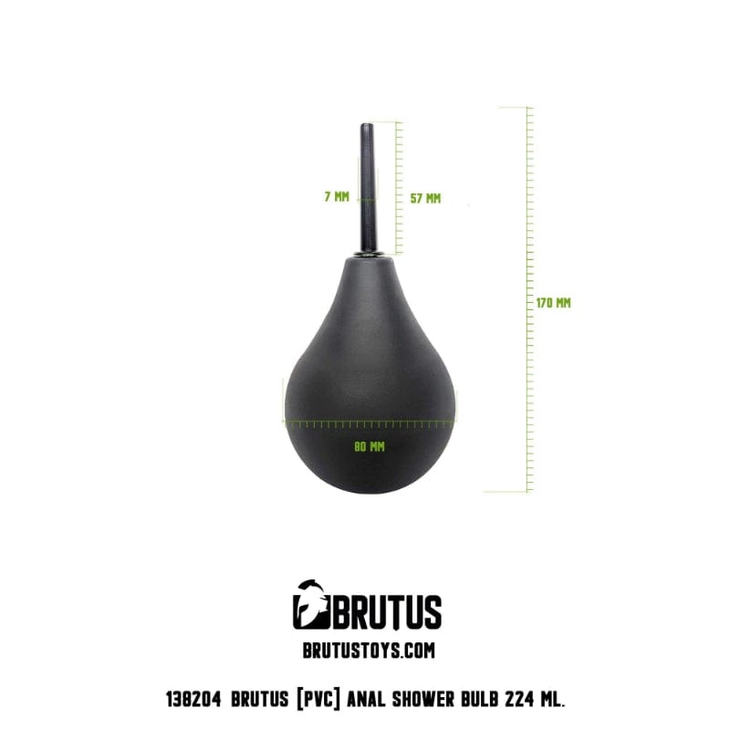 Shower Bulb 224ml Black Douches