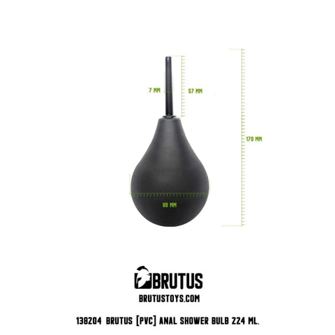Shower Bulb 224ml Black Douches
