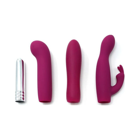 Skins Minis - Massage A Trois Pleasure Set with 3 Covers BULLETS