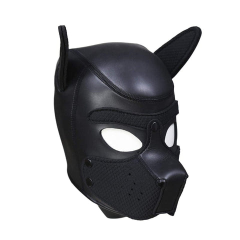 Puppy Play Mask Black Masks