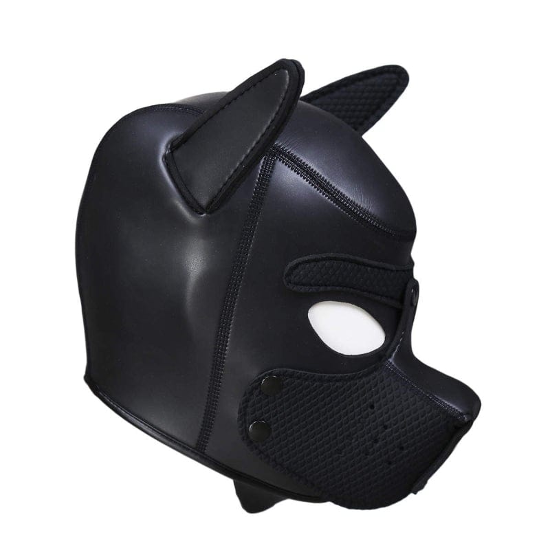 Puppy Play Mask (Black) – Neoprene Rubber > Bondage Gear > Masks