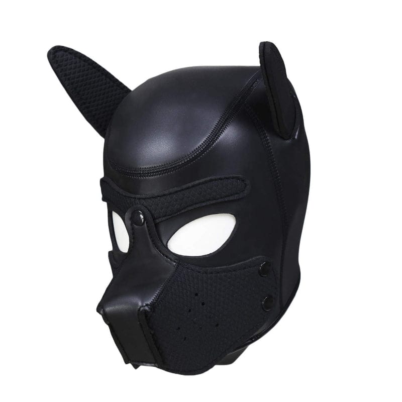 Puppy Play Mask Black Masks