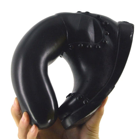 Boot Dildo Black - 9 Inch Overall Length Dongs Other