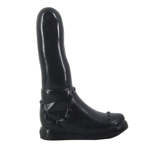 Boot Dildo Black - 9 Inch Overall Length Dongs Other
