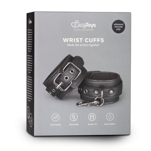 Black Bondage Handcuffs for Adult Play and Intimate Adventures > Bondage Gear > Restraints