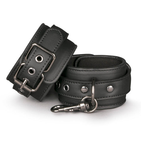 Black Bondage Handcuffs for Adult Play and Intimate Adventures > Bondage Gear > Restraints