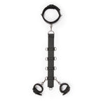 Neck and Wrist Restraint Bondage Kit with Harness Strap Handcuffs and Collar > Bondage Gear > Restraints