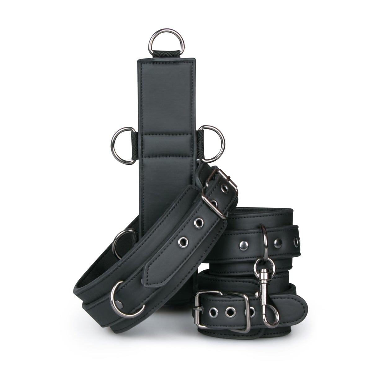 Neck and Wrist Restraint Bondage Kit with Harness Strap Handcuffs and Collar > Bondage Gear > Restraints