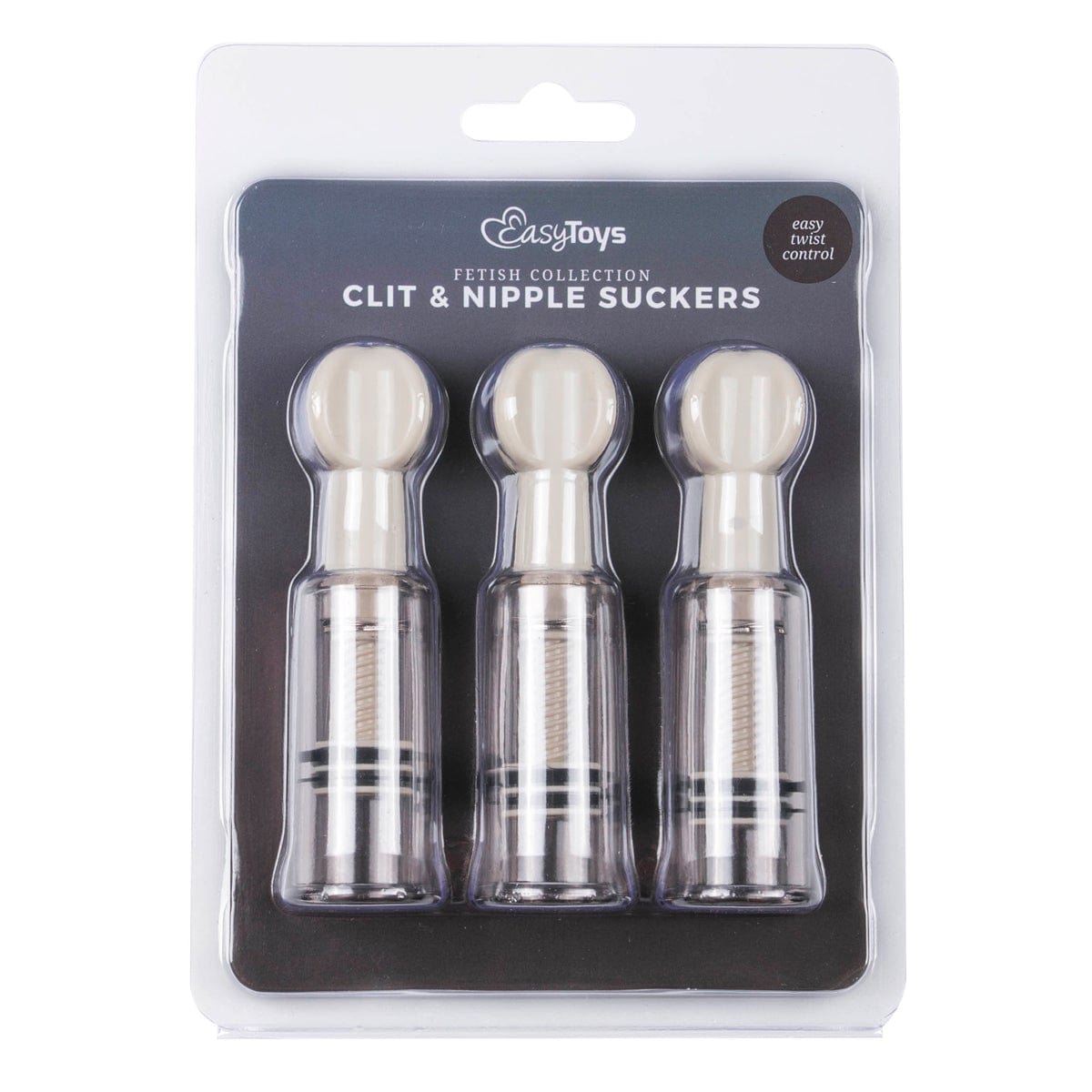 Nipple and Clit Suckers Set of Three – Transparent Precision Suction Cups Sensation Enhancers > Sex Toys > Nipple Suckers