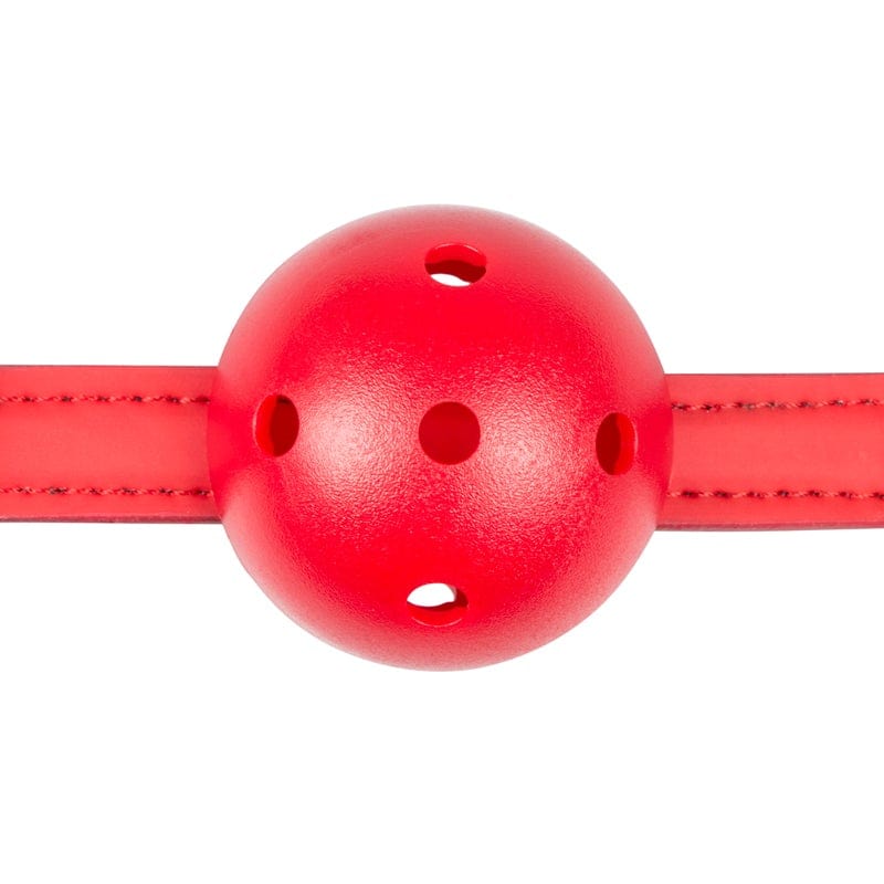 Ball Gag With Red PVC Ball Gags